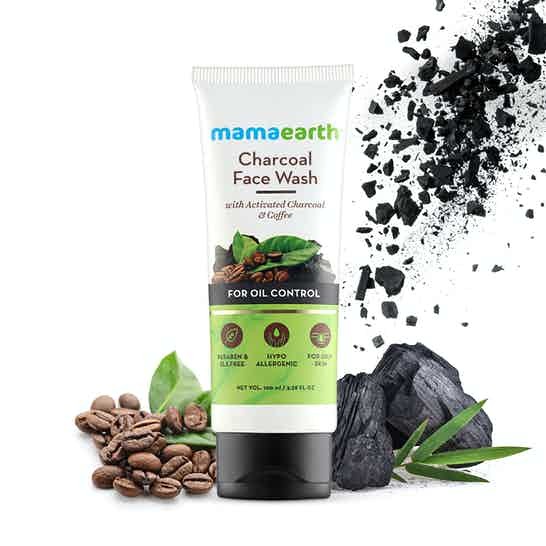 Mama Earth Charcoal Facewash for oil control, 100ml