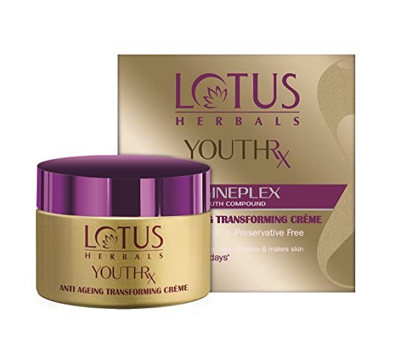 Lotus Herbals Youth Rx Anti-Aging Transforming Crème – SPF 25, PA +++- 50g