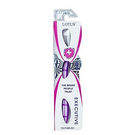 Lotus Executive Toothbrush with Soft Grade Bristles