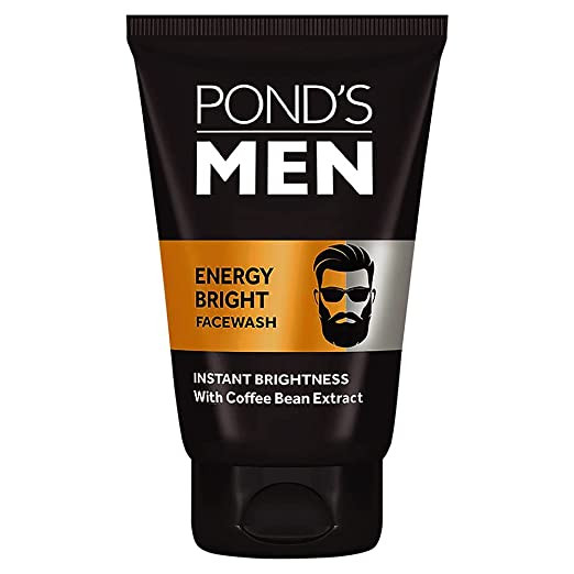 POND'S Men's Energy Bright Face Wash Coffee Beans Bright Skin, 100g